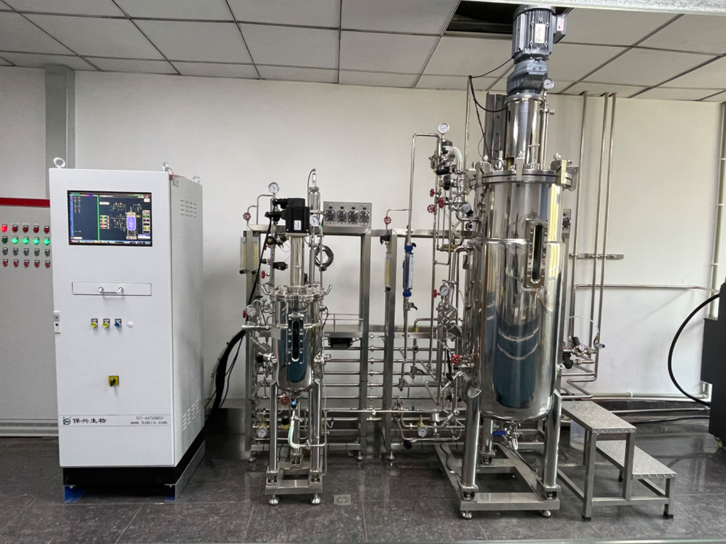 Biocatalysis equipment shown in the company presentation