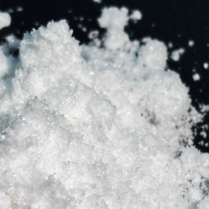 Close-up photograph of the white Dr.SPD crystals supplied by the company